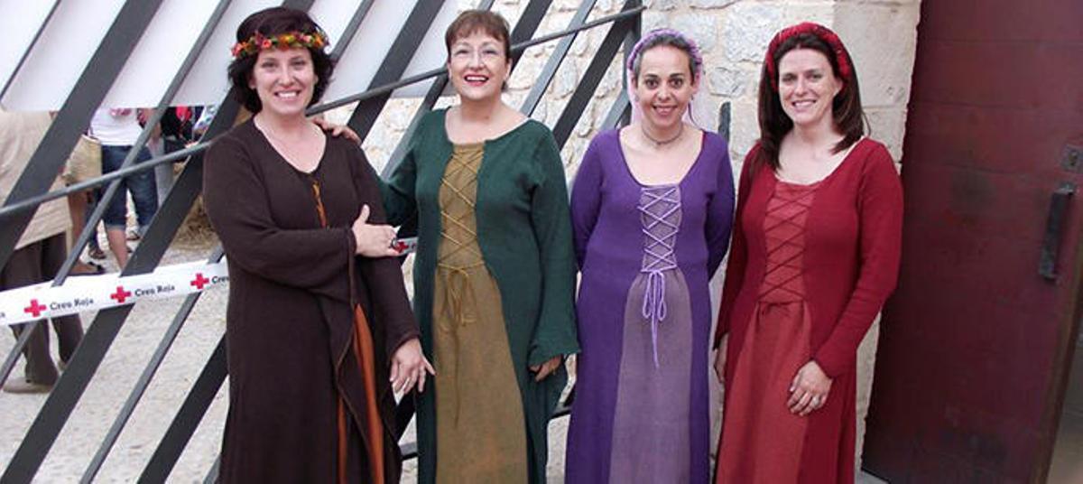 Las componentes del grupo Trobairitz.