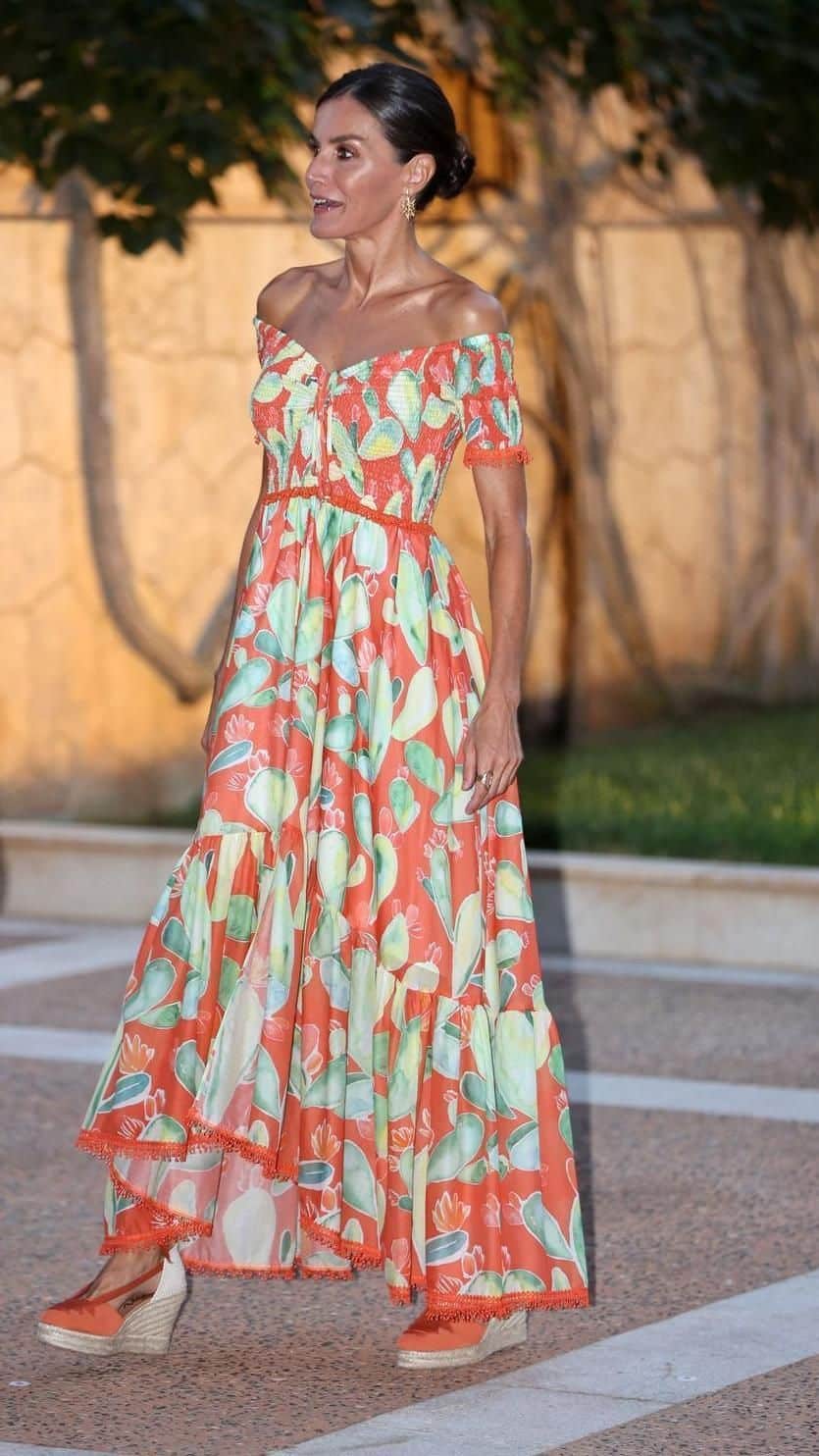 Reception last summer in Marivent.