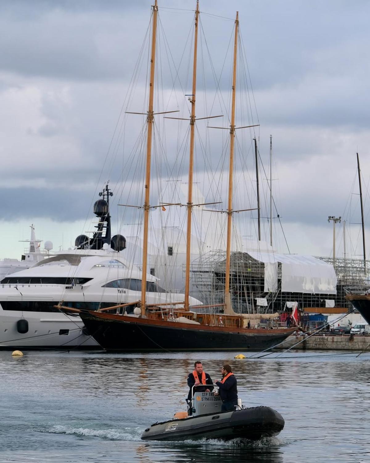 La goleta Creole, de 1927, propiedad de la familia Gucci.