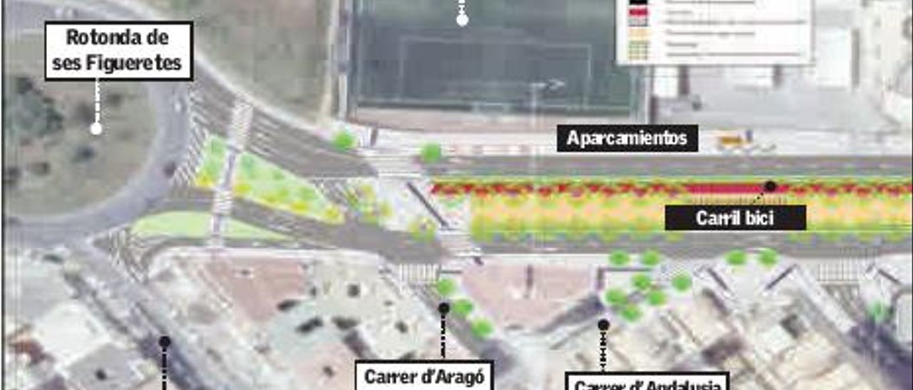 The underground entrance to Cetis, the novelty of Ibiza's new ring road ten years later