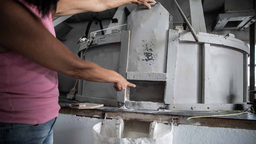 The 'xeixa' is already being milled in Ibiza