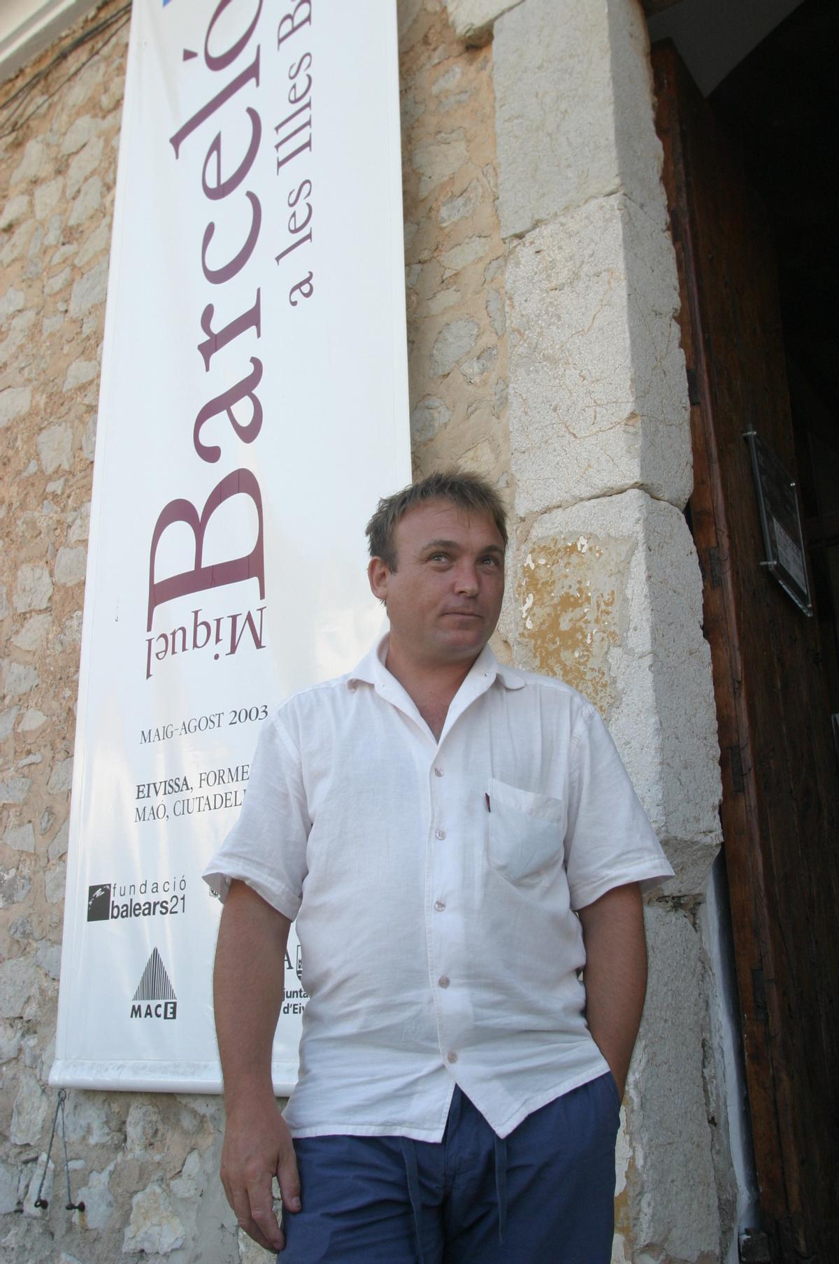 Barceló, en su primera exposición en el MACE, en 2003