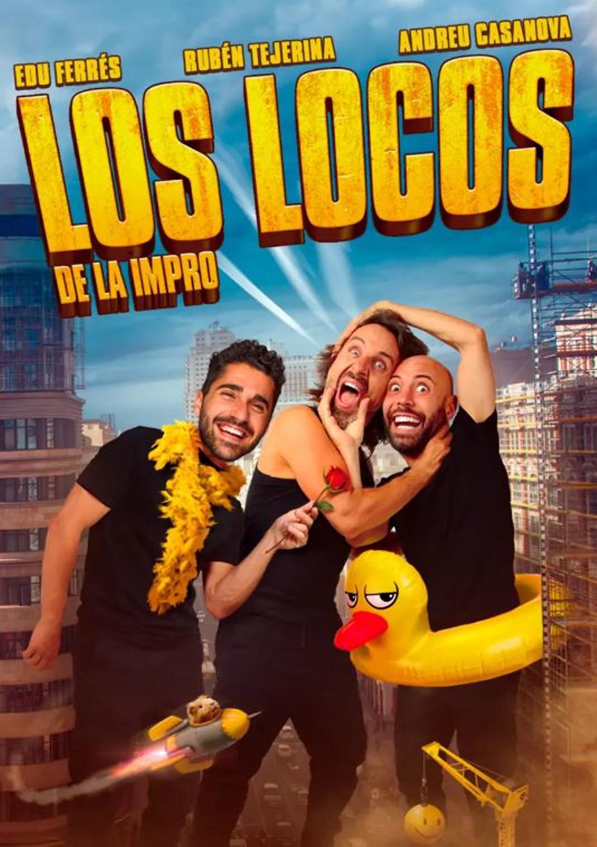 'Los locos de la impro', el domingo en el Teatro Pereyra