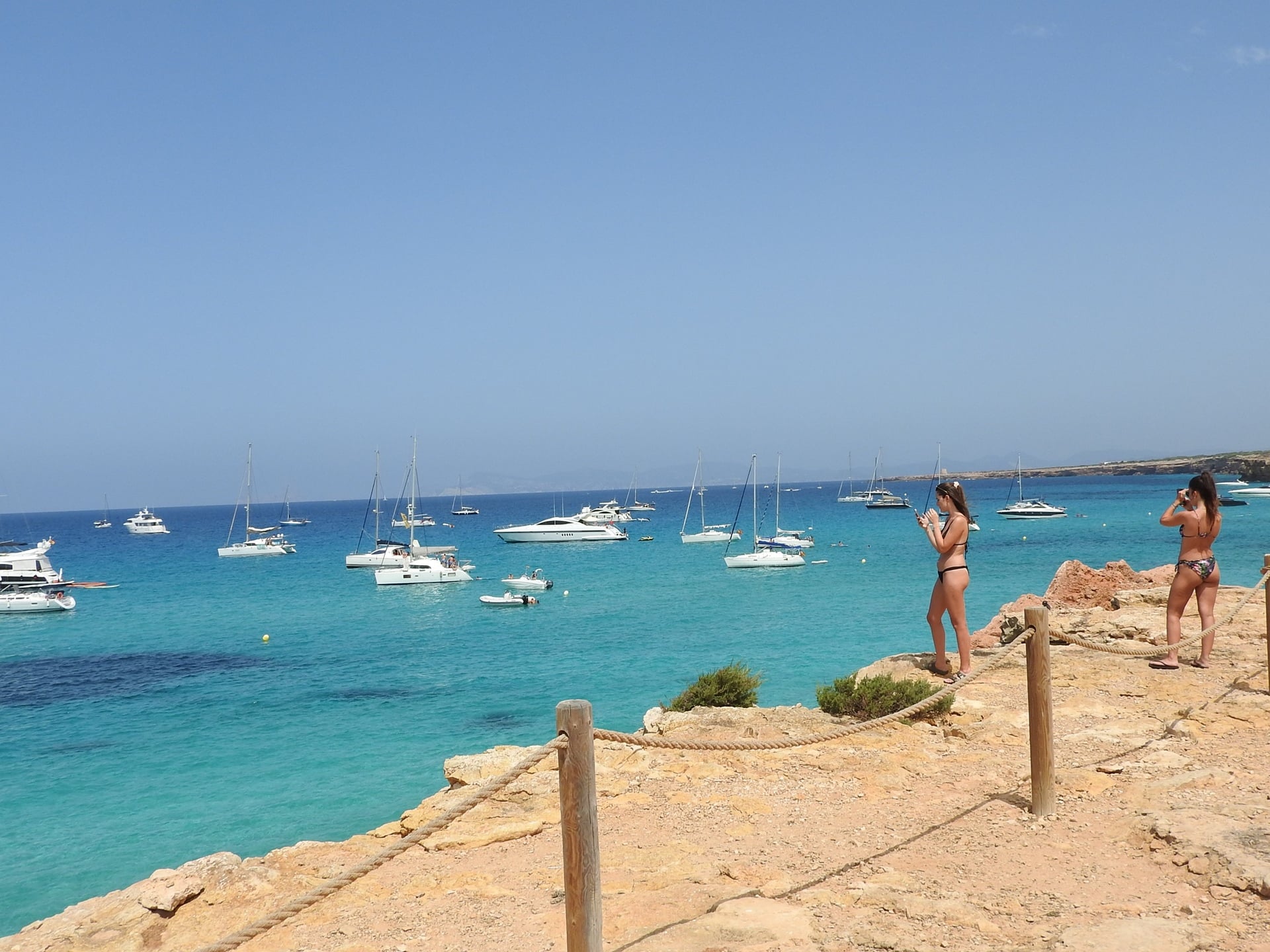 Formentera attracted 34,617 people in one day in August, the same number as in 2019