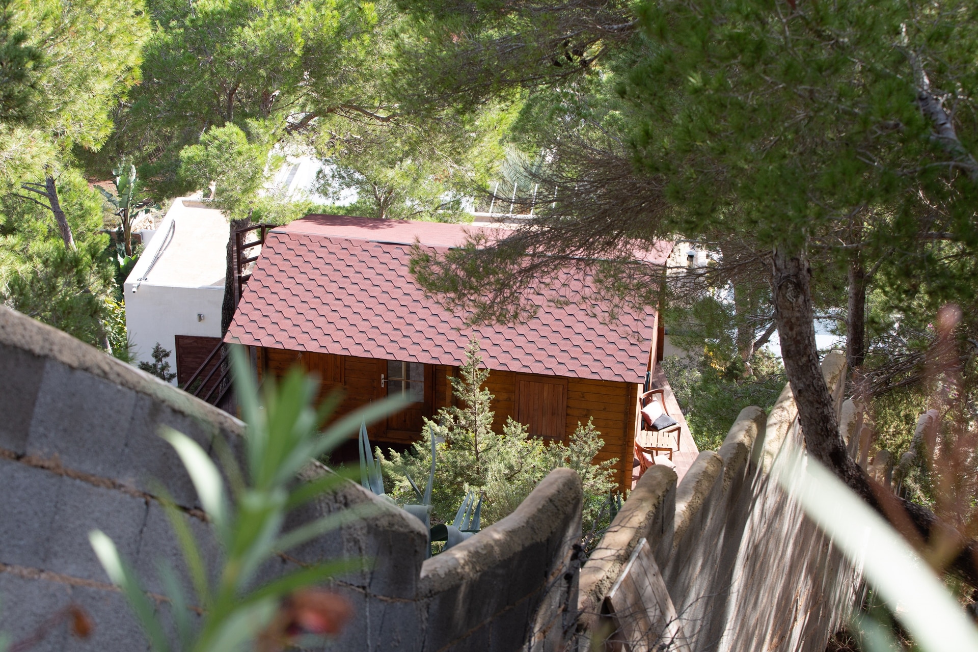 New illegal wooden huts in the middle of the Ses Salines Natural Park of Ibiza