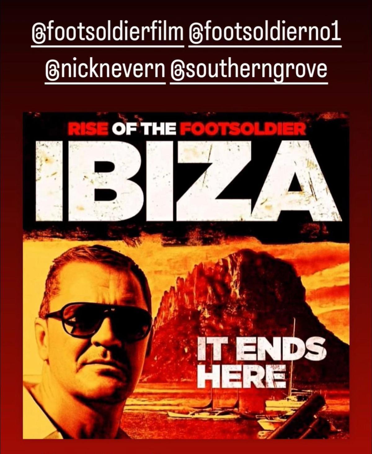 Uno de los carteles de la promoción de la película.