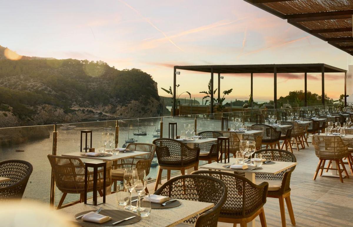 La terraza de uno de los restaurantes del establecimiento.