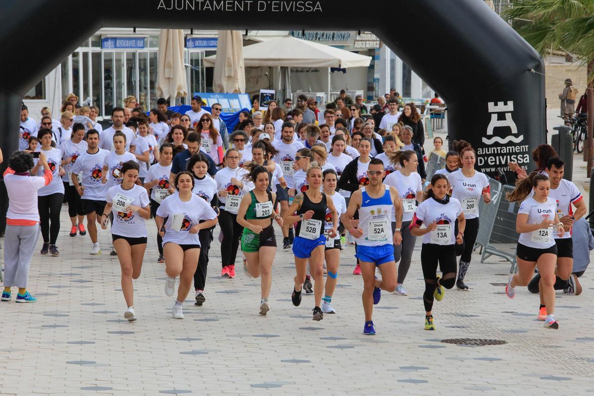 Start of an edition of the Cursa per la Dona