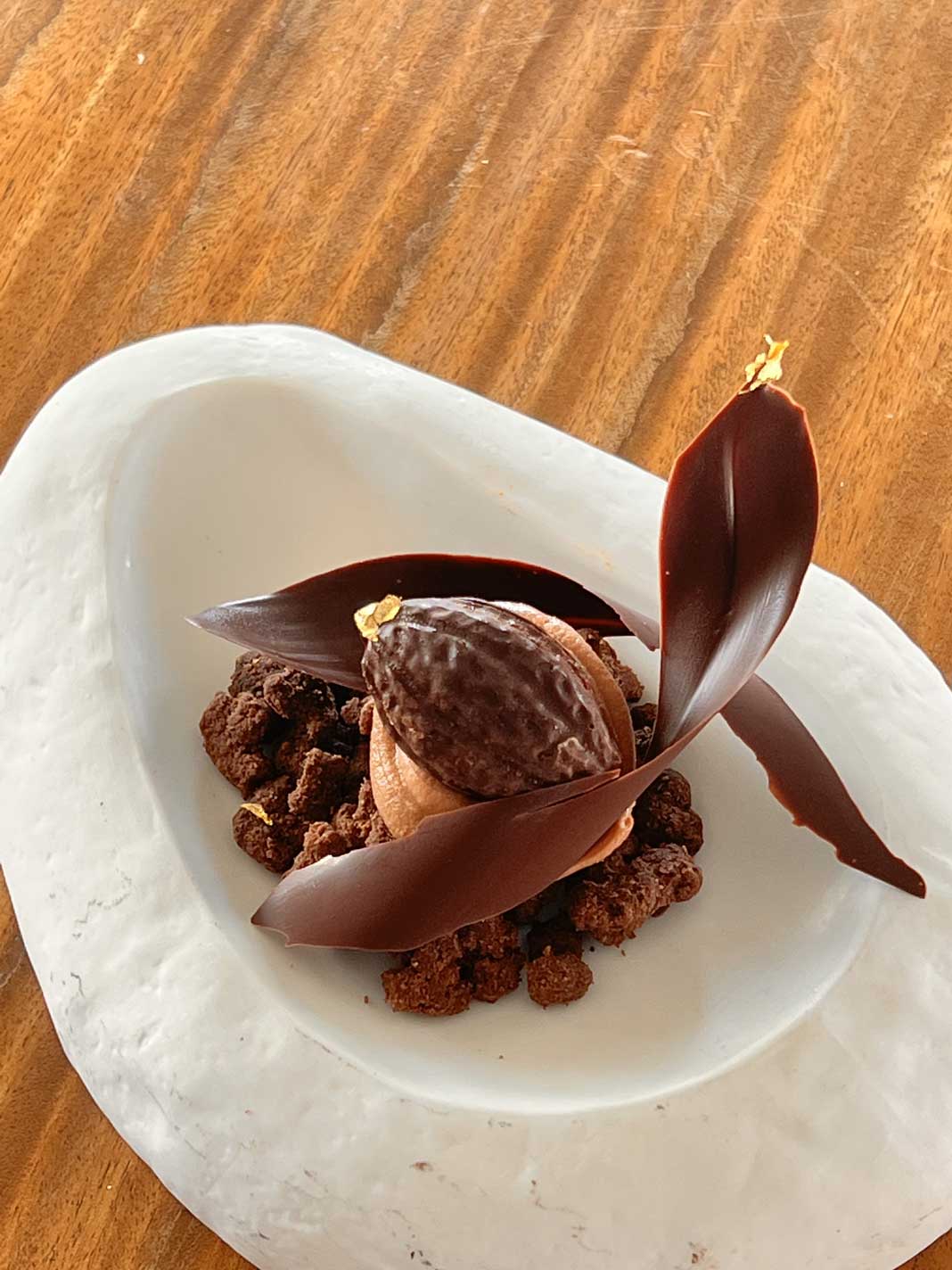 Cacao Pod, the most original dessert on offer at The Beach.