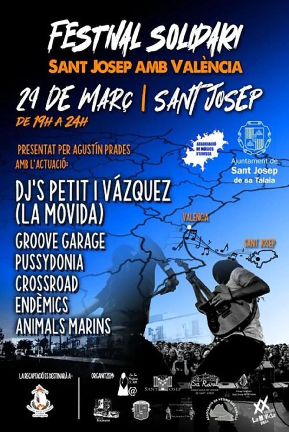 Sant Josep recupera el Festival Solidario con Valencia aplazado hace unos días por la lluvia