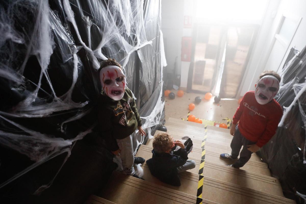 Túnel del terror el año pasado en el Espai Jove de Sant Antoni
