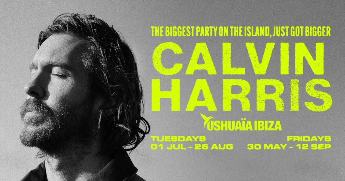 Imagen promocional del artista Calvin Harris.