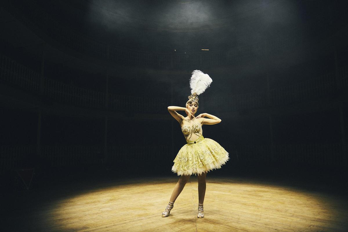 Una de las bailarinas de los espectáculos de 'Pereyra Experience'.