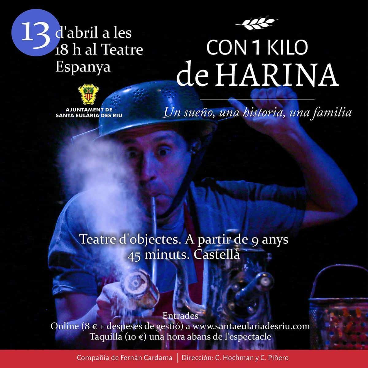 'With 1 kilo of flour'. Family theater on Saturday in Santa Eulària