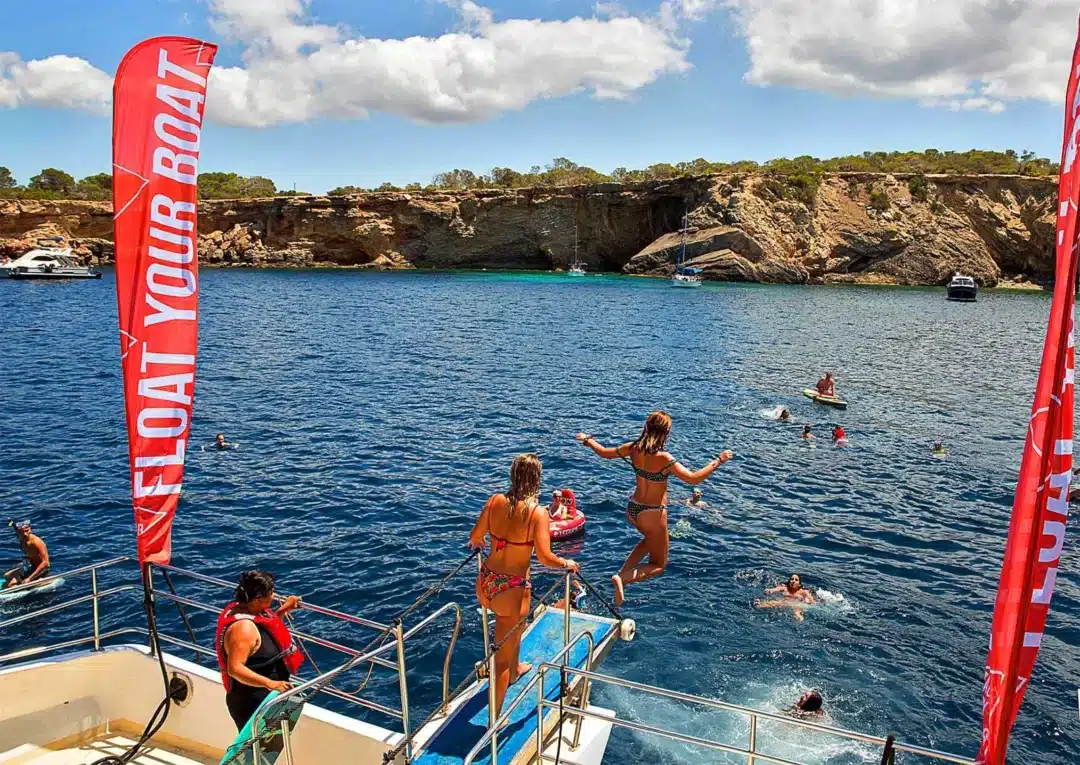 Ibiza Beach Cruise Daytime | Boat Trips, Snorkeling & Paddleboarding